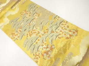 京蒔絵枯山水文織出し袋帯